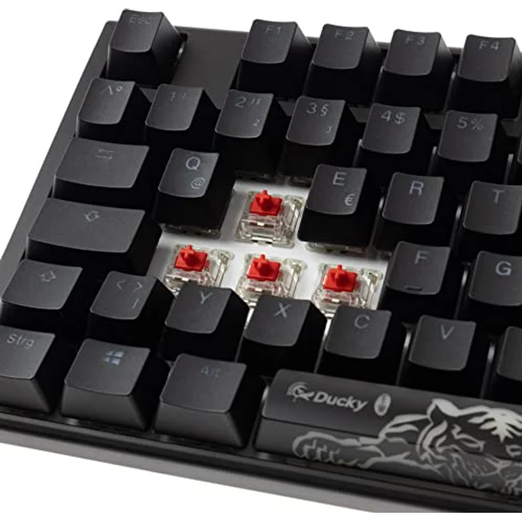 Ducky One 3 Classic Mechanische Tastatur - Mechanical Keyboard - Tastatur Gaming Mechanisch - Gaming Keyboard Mechanical - Mechanische Gaming Tastatur - TKL-Format 80% - MX-Red – Bild 4