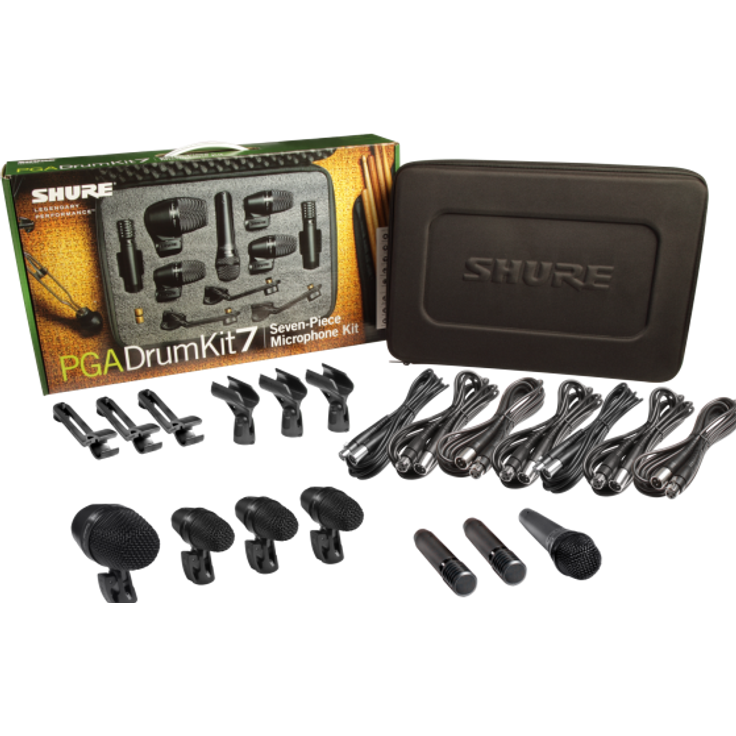Shure PGADRUMKIT7 7-delige drummicrofoon-set, Mikrofon
