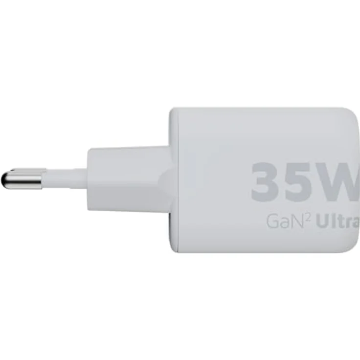 Xtorm 35W GaN2 Ultra Ladegerät, GaN-Technologie, USB-C und USB-A, Power Delivery, GRS recyceltes Plastik - Weiß – Bild 3
