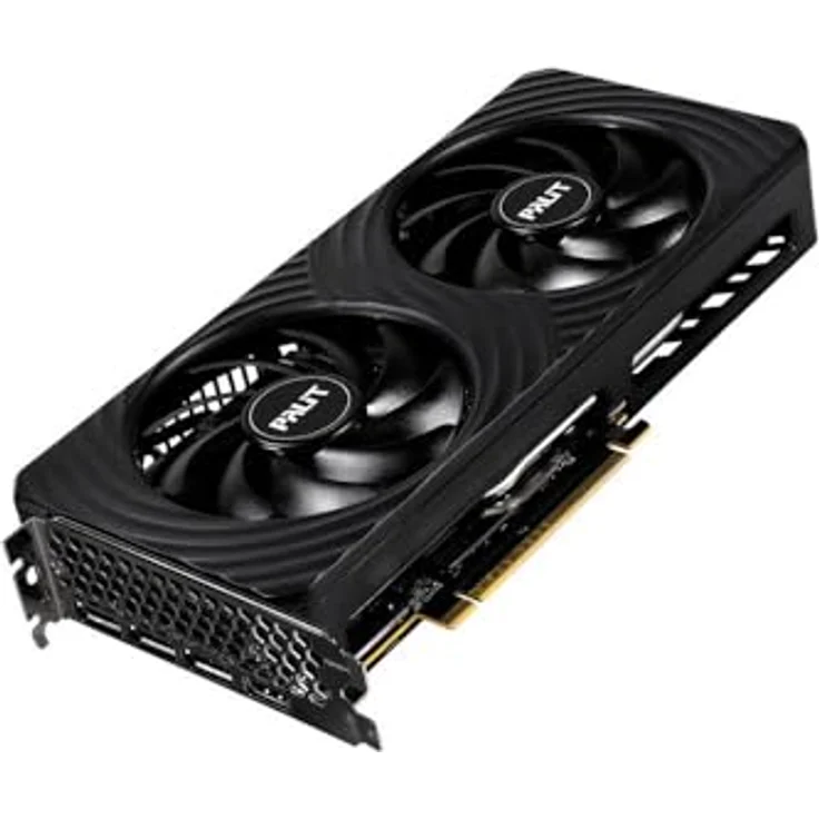 XpertVision Palit RTX5050 DUAL, Grafikkarte mit 8GB GDDR6, HDMI und 3x DisplayPort, bis zu 7680x4320 Pixel, aktives Kühlsystem mit zwei Lüftern – Bild 4