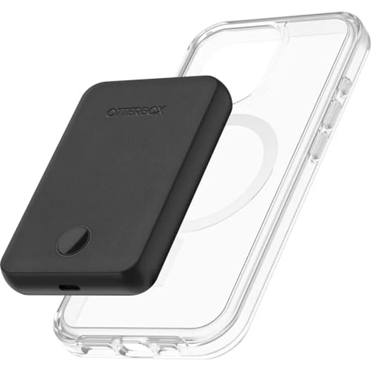 OtterBox Wireless Power Bank für MagSafe, 5000 mAh, USB-C, schlankes Design, schwarze Außenschale mit LED-Statusanzeige – Bild 5
