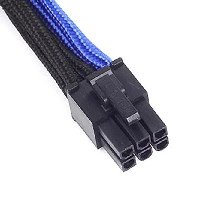 SilverStone PP07 - Spannungsversorgungs-Verlängerungskabel - PCI-Express-Stromversorgung, 6-polig (M) - PCI-Express-Stromversorgung, 6-polig (W) - 25cm - Schwarz/Blau (SST-PP07-IDE6BA) - Preisvergleich – Bild 6