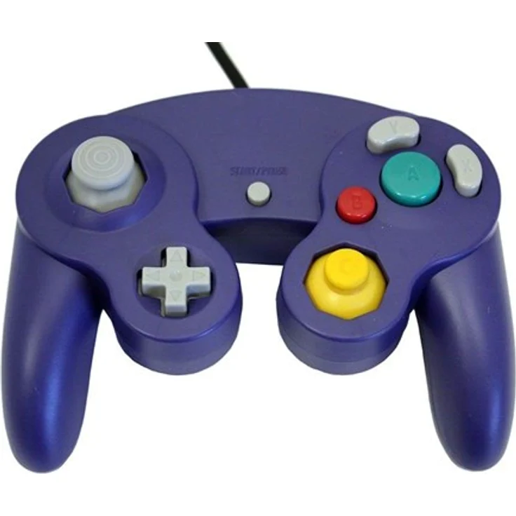Retro-Bit GameCube Purple USB Wired Controller für PC und Mac mit konfigurierbaren Tasten