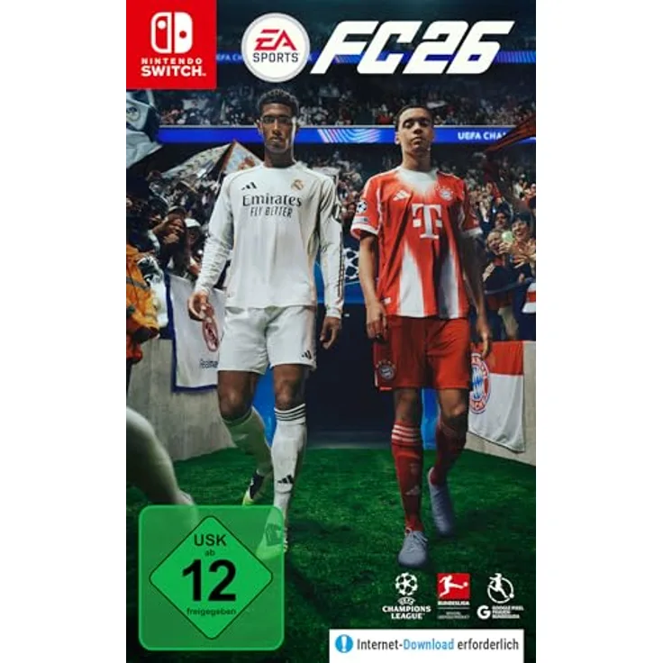 Electronic Arts EA SPORTS FC 26 Standard Edition, Nintendo Switch Spiel mit authentischem Gameplay und Karrieremodus, Deutsch, ohne Vorbestellerbonus