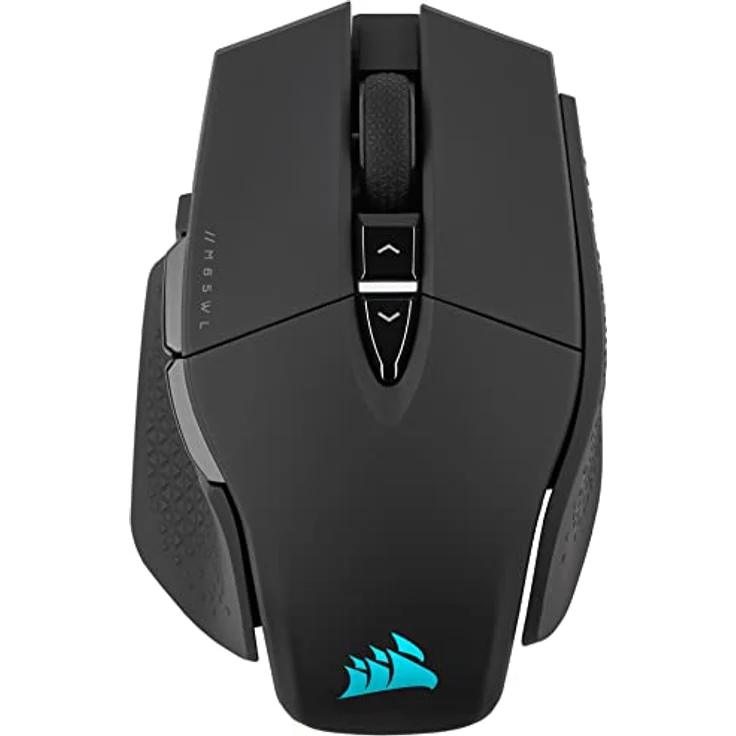 Corsair M65 RGB Ultra Wireless, Anpassbare kabellose FPS Gaming-Maus, Schwarz – Bild 1