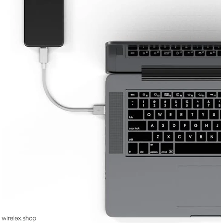 S/CONN maximum connectivity Flexline®-USB Lade-Sync Kabel, USB-C auf USB-C, 2.0, 1,5m, 0,48 Gbit/s, weiß – Bild 6