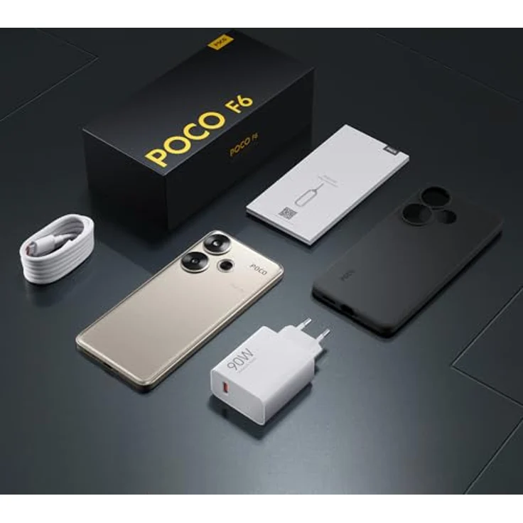 Xiaomi POCO F6 5G 8GB+256GB (6,67 Zoll, 50 MP Kamera, Mit Xiaomi HyperOS) Smartphone (50 MP Kamera) in Schwarz – Bild 5
