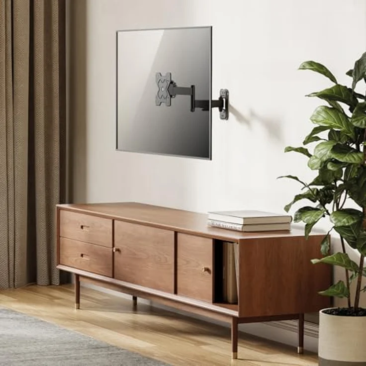 VALUE TV-Wandhalterung, 3 Drehpunkte für 13-32 Zoll Bildschirme, Tragkraft bis 20 kg, VESA 75x75/100x100 – Bild 3