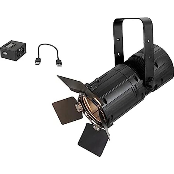 Eurolite Set LED PFR-50 WW Fresnel Spot + DMX-Interface, 20W COB-LED, warmweiß – Bild 1