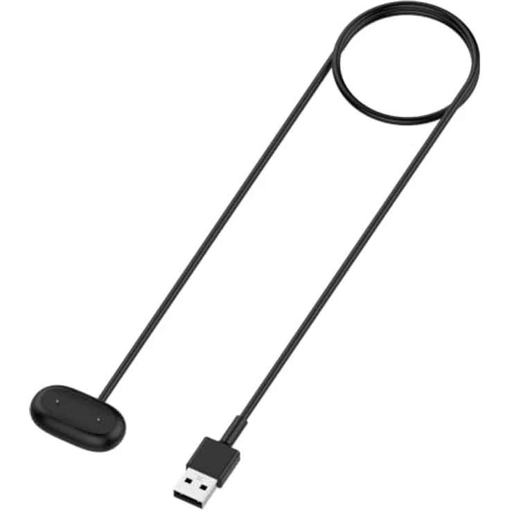 Wigento Ladekabel für Google Fitbit Air, magnetisch mit Ladebase, 1 Meter, Schwarz – Bild 2