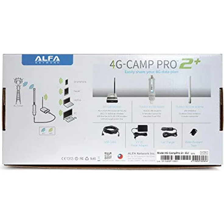 Alfa Network Alfa 4G Camp-Pro 2+ Global, All-in-One 4G Repeater Kit mit USB-Modem und Outdoor-Antenne – Bild 5
