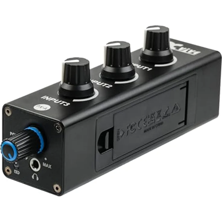 Xvive XVIVE PX Mixer/Kopfhörer-Verstärker, kompakter Mischermontager mit hochwertigem Klang – Bild 2