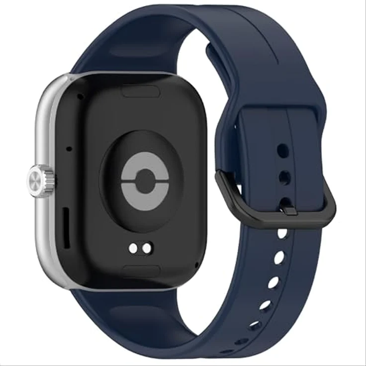 GIOPUEY Armband für Xiaomi Redmi Watch 6/5/4, Weiches Silikon, Verschleißfest und Atmungsaktiv - midnight blue – Bild 2