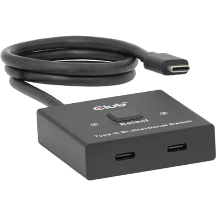 club3D CSV-2511 USB-C® Umschalter, bidirektional, 8K Auflösung, 10 Gbps Datenübertragung, PD 3.0 Unterstützung – Bild 1