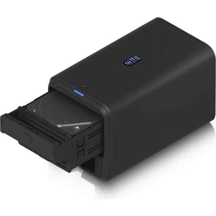 Ubiquiti UNAS 2, NAS mit 2x 3.5" HDD Einschub, 1x 2.5GbE LAN, 1x USB-C Expansion, 4GB RAM, Schwarz – Bild 8