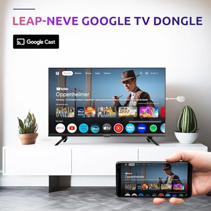 STRONG LEAP-Neve 4K UHD-Streaming-Dongle, Google TV-Dongle mit Android 12-Version – Bild 4