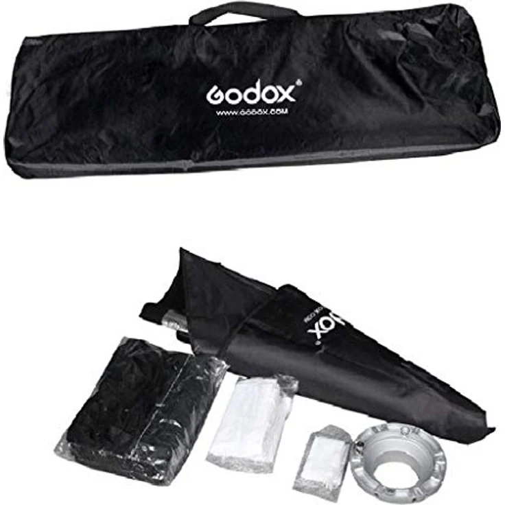 Godox Softbox Bowens Mount + Grid - 35x160cm – Bild 7