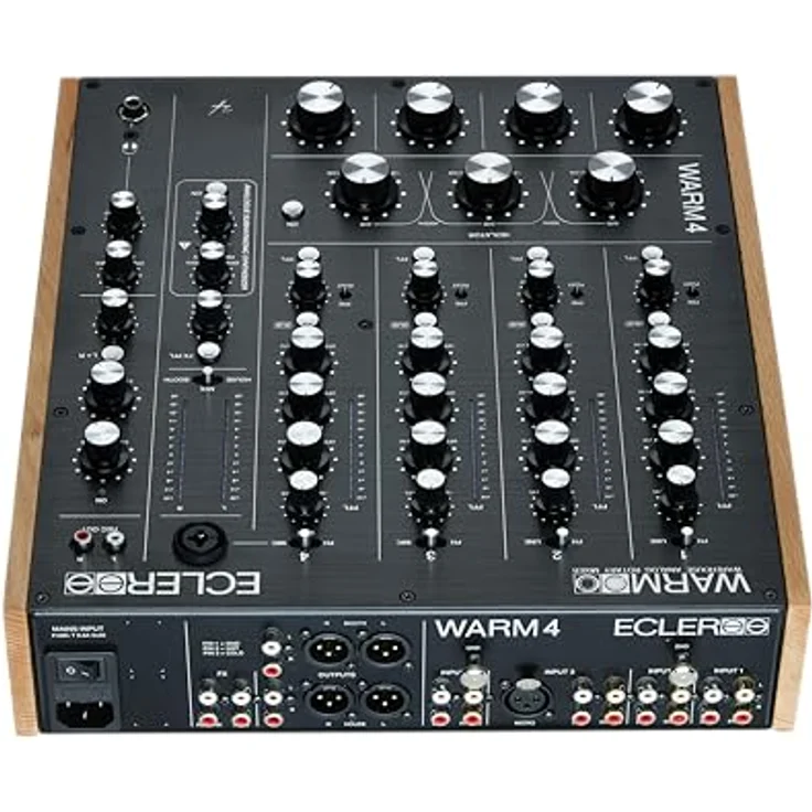 Ecler Warm4, 4-Kanal Rotary-DJ-Mixer, präzise Regelung und hochwertige audio-technische Ausstattung – Bild 4