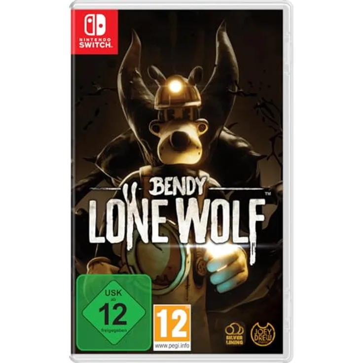 Silver Lining Interactive Bendy: Lone Wolf - Nintendo Switch Spiel, prozedural generierte Umgebungen, intensive Kämpfe gegen den Tintendämon, flüssiges Gameplay und schaurige Audioeffekte