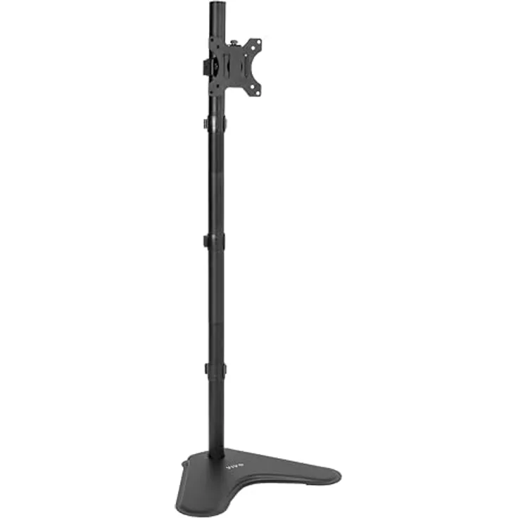 Vivo Extra groß einzigen LCD-Computer-Monitor freistehende verstellbare Tischständer für einen Bildschirm 13'' bis 27'' (Stand-v011h)