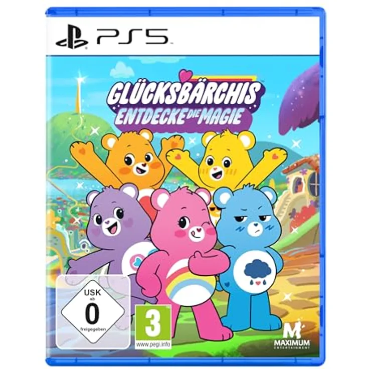 maximum entertainment uk limited Glücksbärchis - Entdecke die Magie [Playstation 5] - 200 Level, einzigartige Minispiele, Art Book mit Sticker