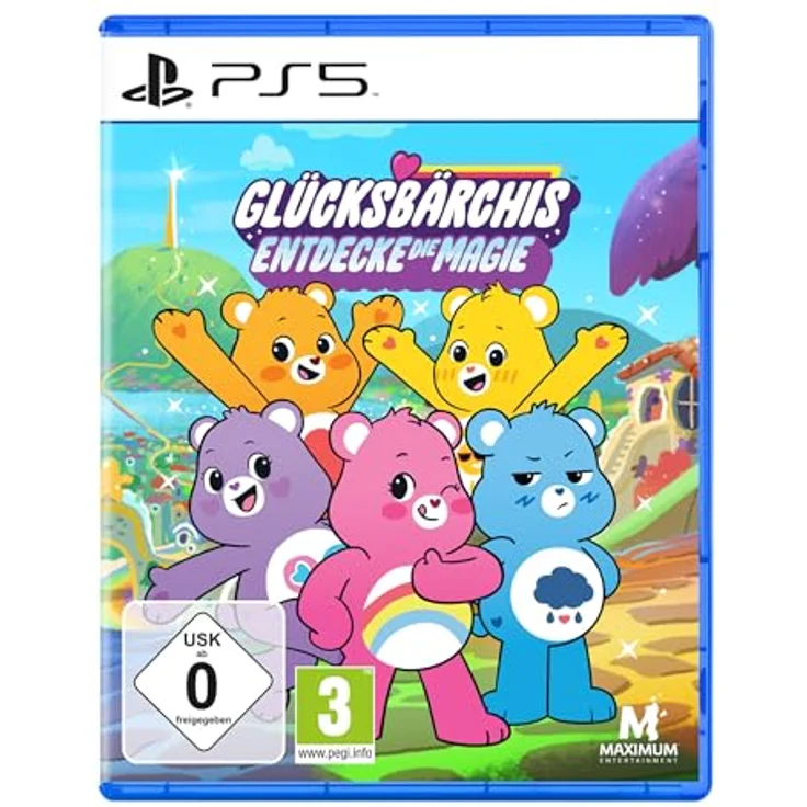 maximum entertainment uk limited Glücksbärchis - Entdecke die Magie [Playstation 5] - 200 Level, einzigartige Minispiele, Art Book mit Sticker – Bild 1