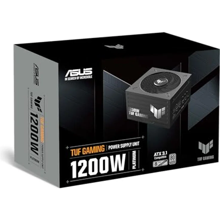 ASUS TUF GAMING Platinum 1200P Netzteil, 1200 Watt, ATX 3.1, 80 Plus Platinum, schwarz – Bild 13