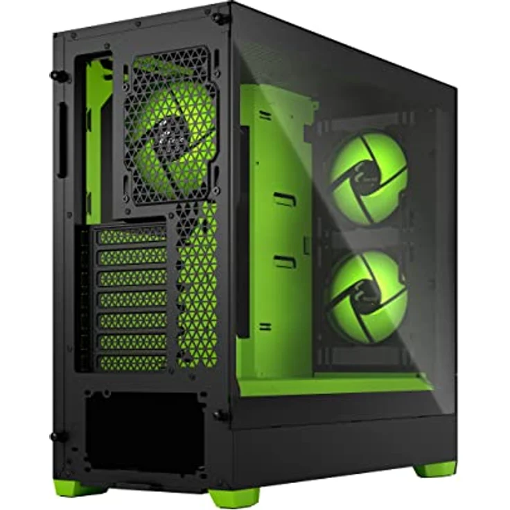 Fractal Design Pop Air RGB - Green Core TG Clear Tint (Midi-Tower-Gehäuse mit Seitenfenster und R... – Bild 4