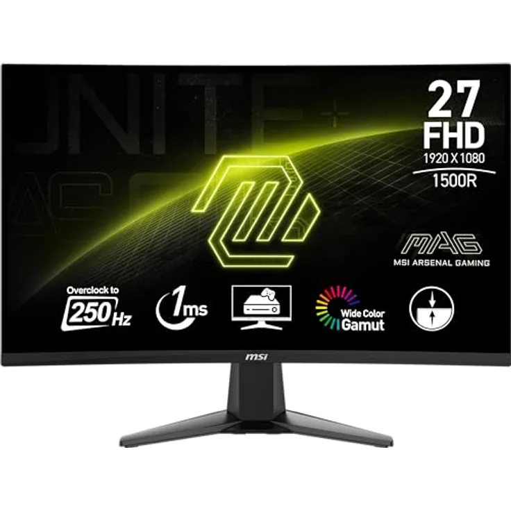 MSI MAG 27C6X, Office-Monitor mit Curved Display