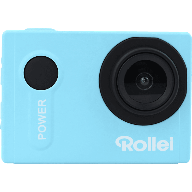 ROLLEI 40145 Actioncam, Full HD 1080p mit 140° Weitwinkel, blau, inkl. Unterwasserschutzgehäuse bis 30m