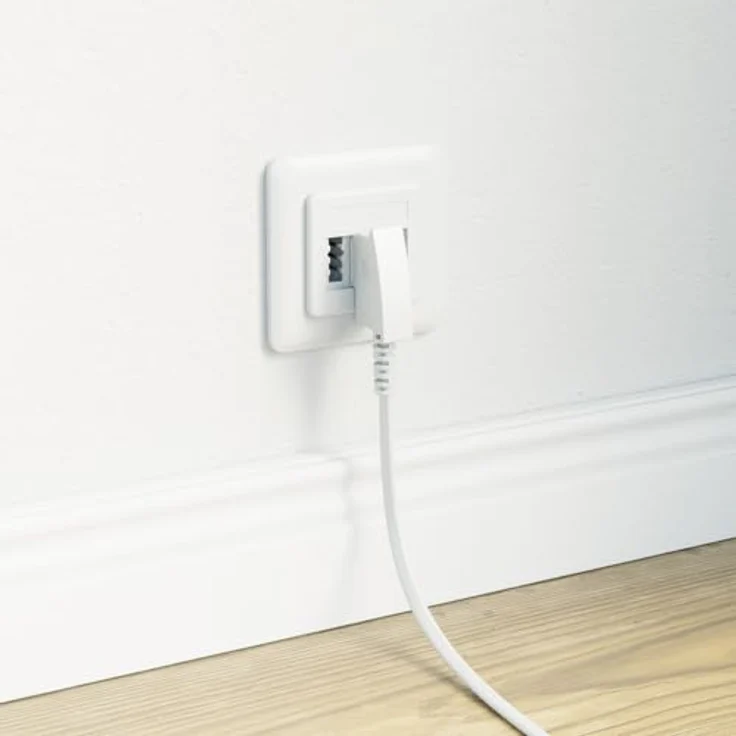 deleyCON 10m Routerkabel TAE-F auf RJ45, Anschlusskabel für DSL/ADSL/VDSL, flexibel, Weiß – Bild 5