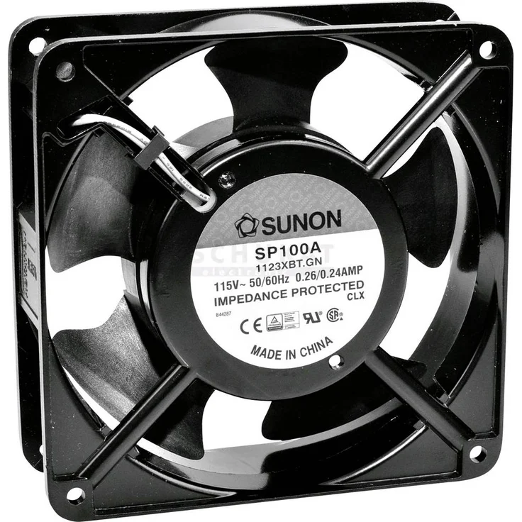 Sunon DP200A2123XST Axiallüfter 230 V/AC, 161.4 m³/h, 120 x 120 x 38mm, 44dBA