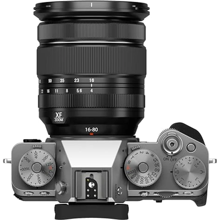 FUJIFILM X-T5 Kit, spiegellose Systemkamera mit 40,2 MP, FUJINON XF 16-80mm F4, 7,6 cm Touchscreen, WLAN, wetterfest, silber – Bild 5