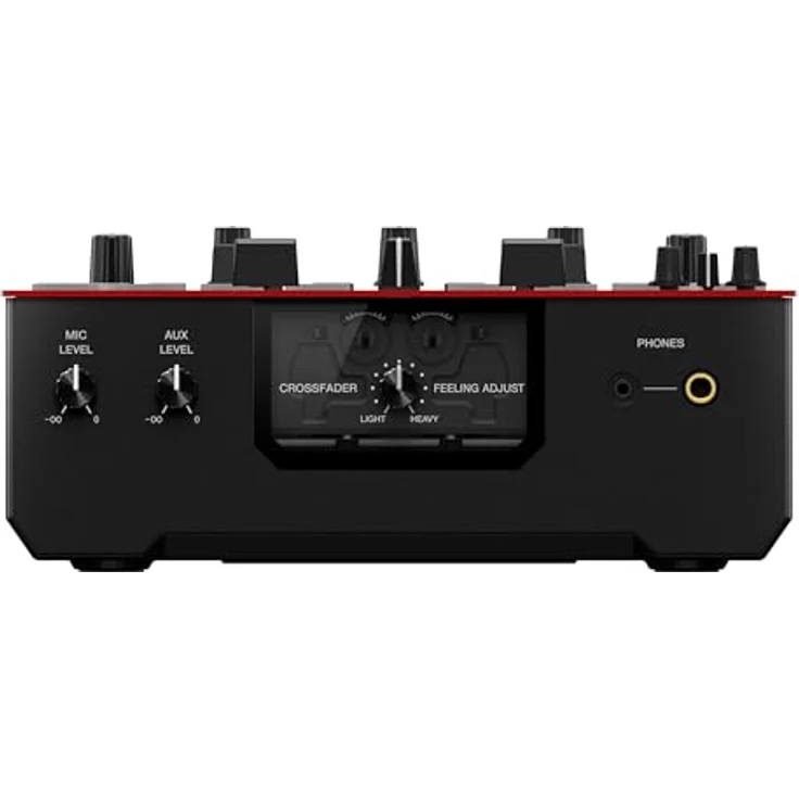Pioneer DJ DJM-S5 Battlemixer, 2-Kanal Mischpult mit MAGVEL FADER PRO, Effekten und integriertem Audio-Interface, Schwarz, Rot – Bild 5