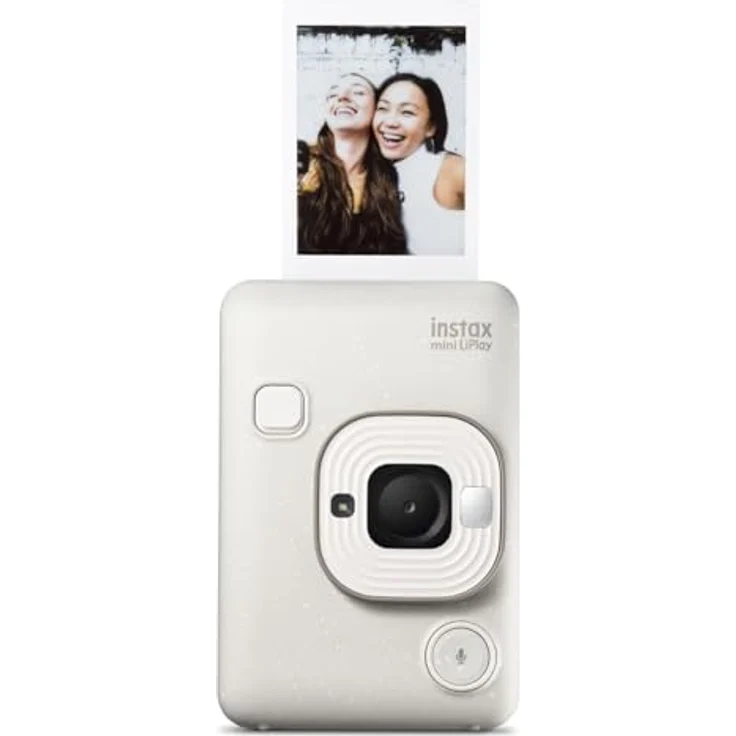 INSTAX Mini LiPlay Misty White, Fotodrucker mit Selfie-Spiegel und LCD Bildschirm – Bild 2