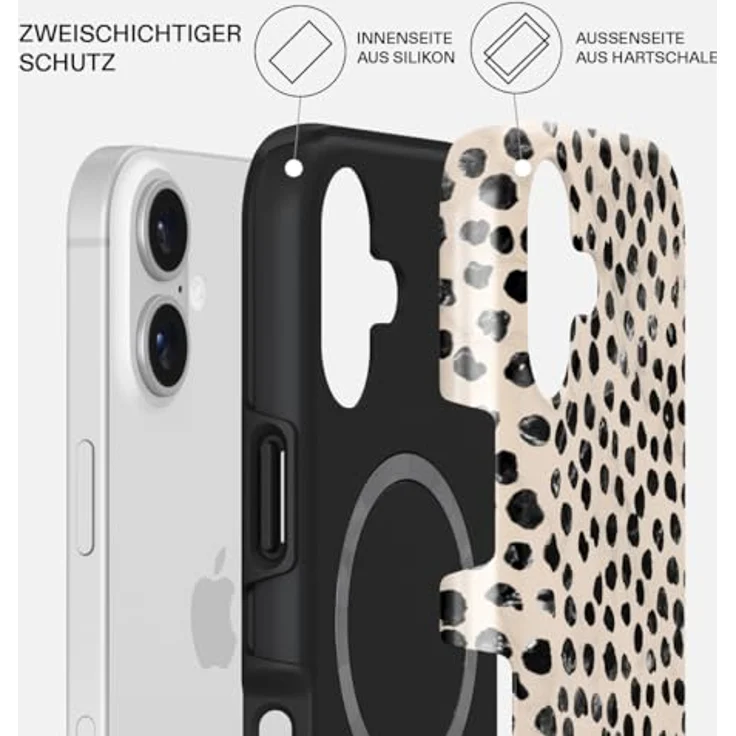 Burga Almond Latte, Tough MagSafe Hülle für Apple iPhone 17, stilvolles Design und optimale Schutzfunktion – Bild 2
