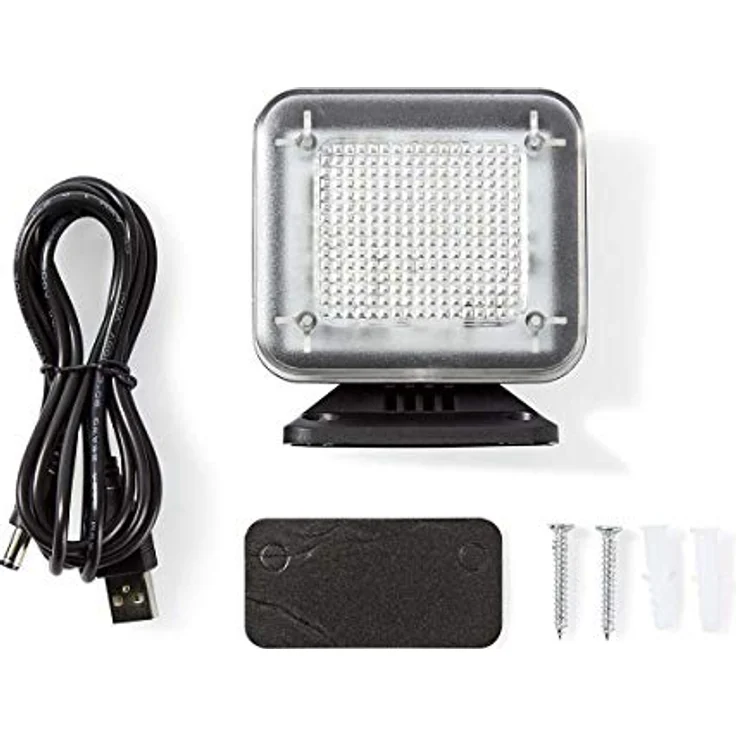 Dummy-TV | Eingebaute Zeitschaltuhr | USB-Stromversorgung | Schwarz – Bild 3