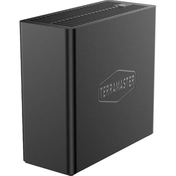 Terramaster D4 SSD 4bay All SSD Gehäuse, USB4 40Gbps, diskless, für vier 2,5-Zoll-SSDs, Schwarz