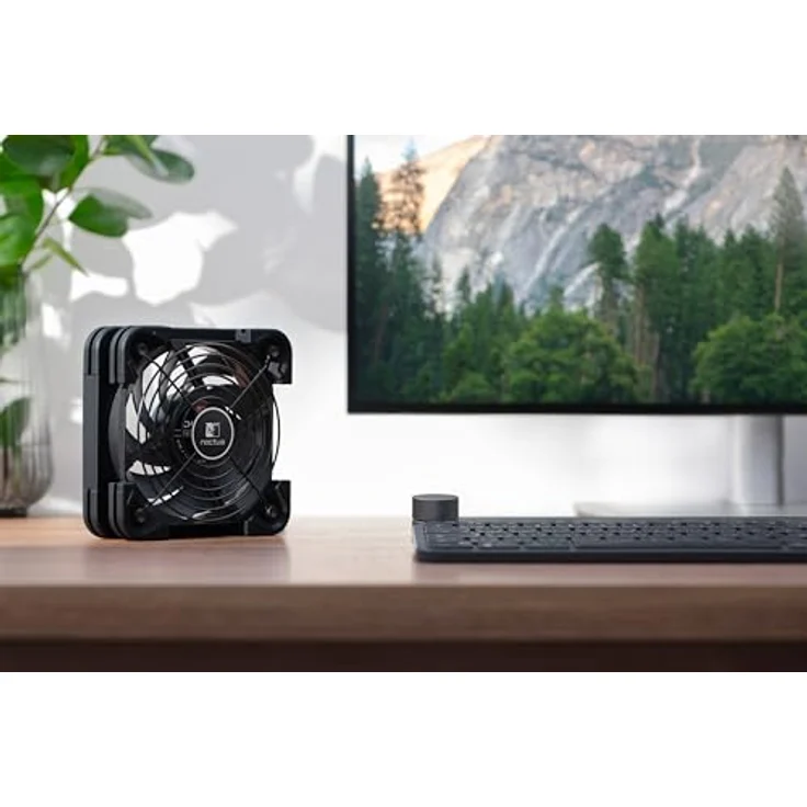 Noctua NV-FS2, Gehäuselüfter-Set mit NF-A12x25 120mm Lüfter, Anti-Vibrations-Dichtlippe, Lüftergitter und Geschwindigkeitsregler (Schwarz) – Bild 4