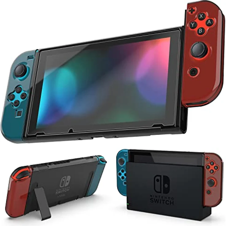 Nyko Thin Case (Smoke), schlankes Schutzcover für Nintendo Switch in rauchgrau – Bild 1