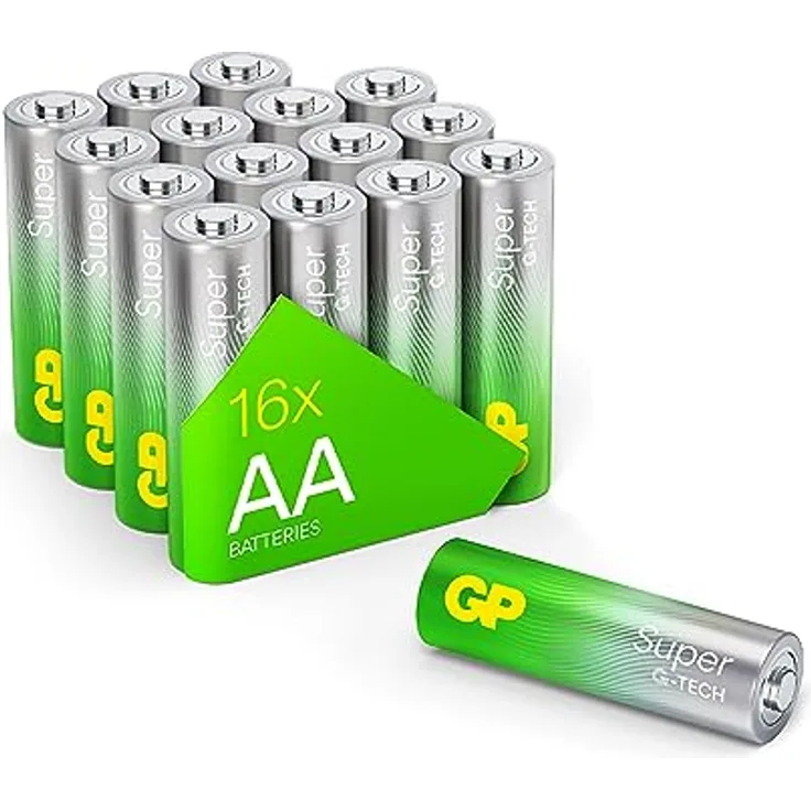 AA Batterie GP Alkaline Super 1,5V 16 Stück