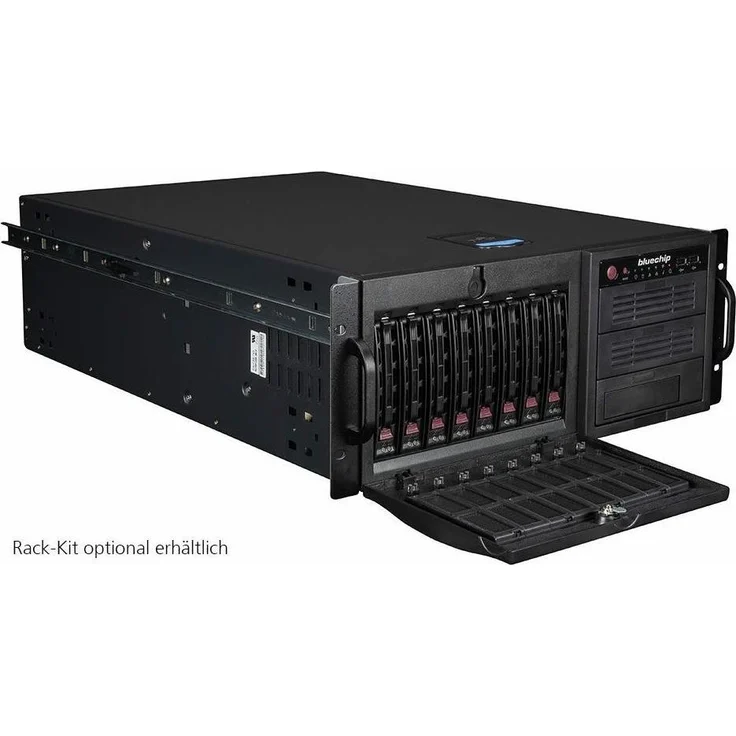Bluechip SERVERline T30334s, Tower Server mit 32 GB RAM und Intel Xeon Prozessor für KMU-Einstiegslösungen