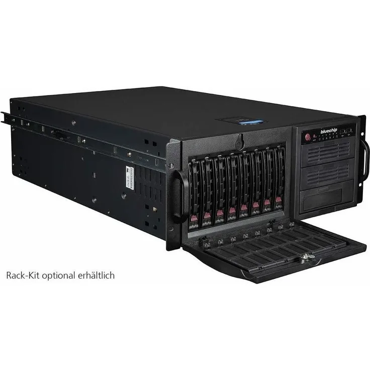Bluechip SERVERline T30334s, Tower Server mit 32 GB RAM und Intel Xeon Prozessor für KMU-Einstiegslösungen