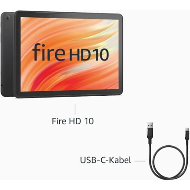 Amazon Fire HD 10-Tablet (2023), 10,1 Zoll Full HD, Octa-Core, 3 GB RAM, 32 GB, bis zu 13h Akkulaufzeit, schwarz, mit Werbung – Bild 5