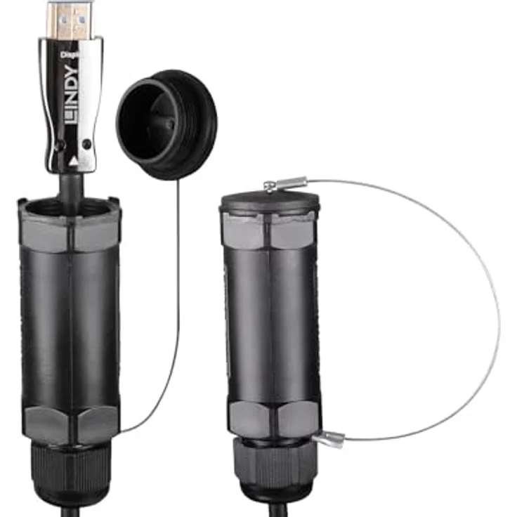 LINDY Geschirmtes HDMI-Kabel Hybrid-Glasfaser, 8K60, 15 m, robuste Bauweise mit HDR-Unterstützung – Bild 3