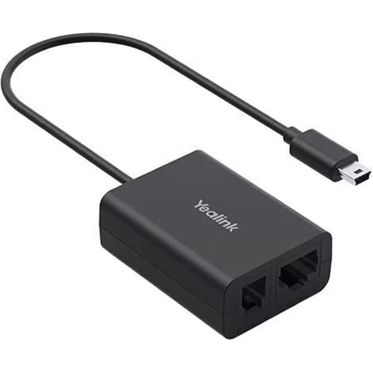 Yealink EHS62, Headset Adapter für WH64, Plug-and-Play, Fernsteuerung für Telefonanrufe