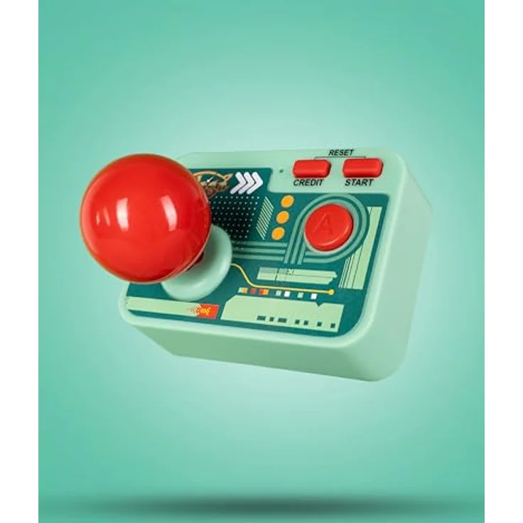 Fizz Creations Galaga Plug and Play, HDMI Konsole mit kabellosem Joystickcontroller für nostalgisches Arcade-Shooting – Bild 7