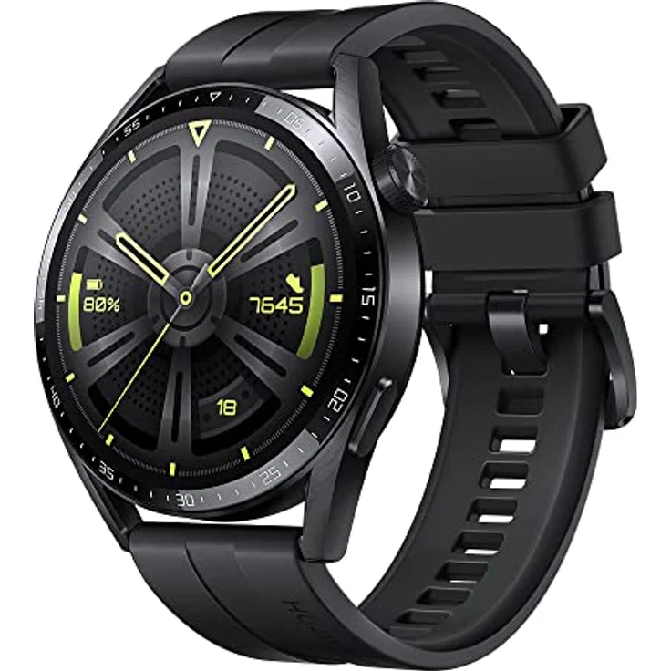 Huawei Watch GT 3 46mm Active-Version, Persönlicher Trainer, Pulsometer, 1,43" AMOLED, Bluetooth Verbindung, Schwarz, 55028445 – Bild 2