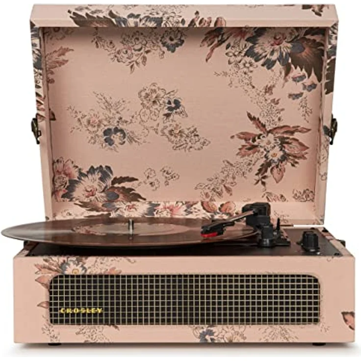 Crosley Plattenspieler mit Blumenmuster, CR8017B-FL4 – Bild 1