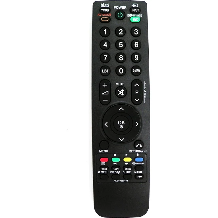 Alltro Ersatz Fernbedienung für LG 37LH3000, 37LH3000-ZA, 37LH3010, 37LH3010-ZB, 10 m Reichweite, AAA Batterien, 74 g Gewicht